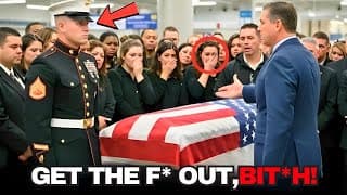 Airport staff stopped a tomb guard escorting a fallen soldier—what happened next will move you.